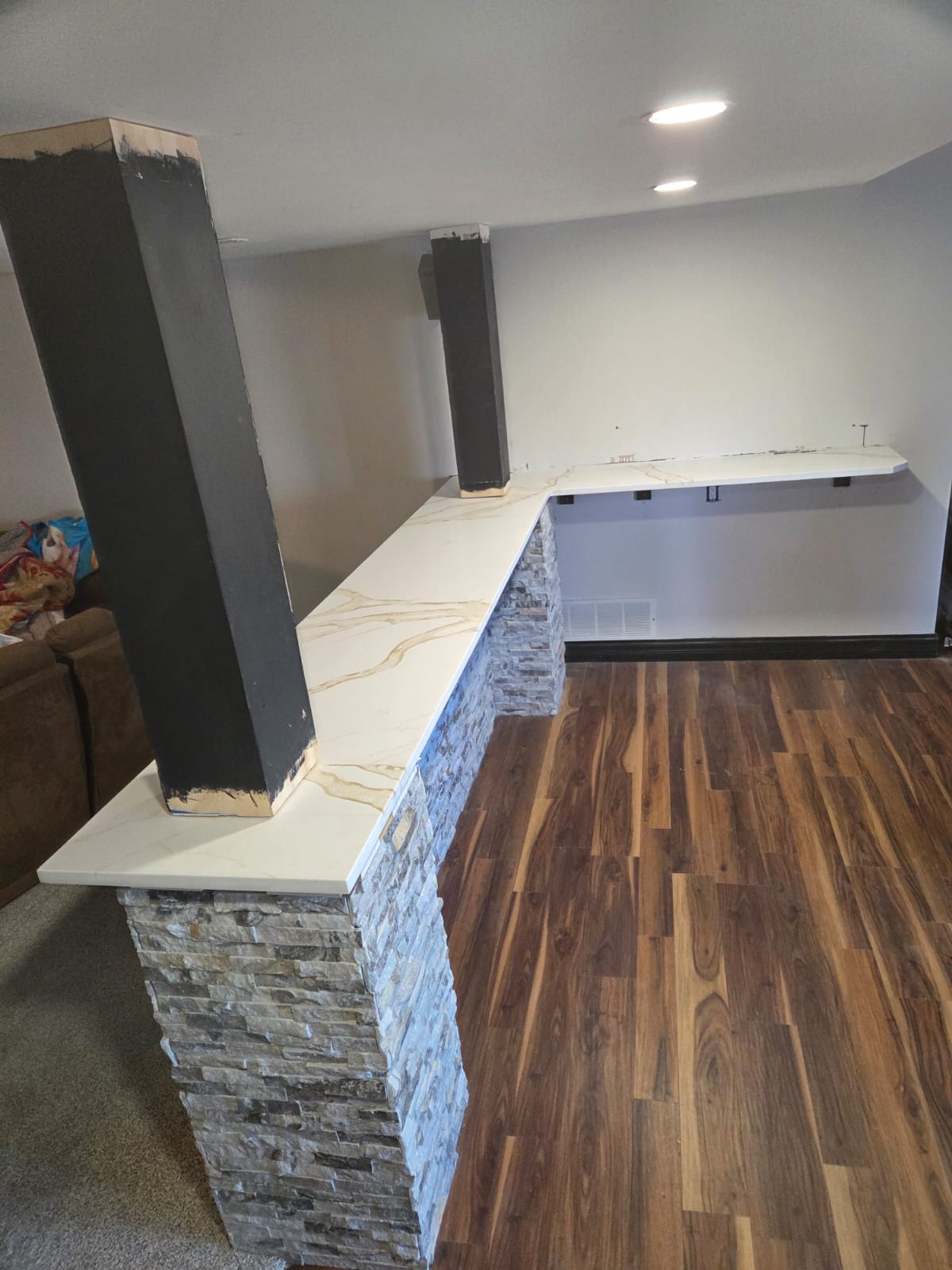 Granite kitchen counter